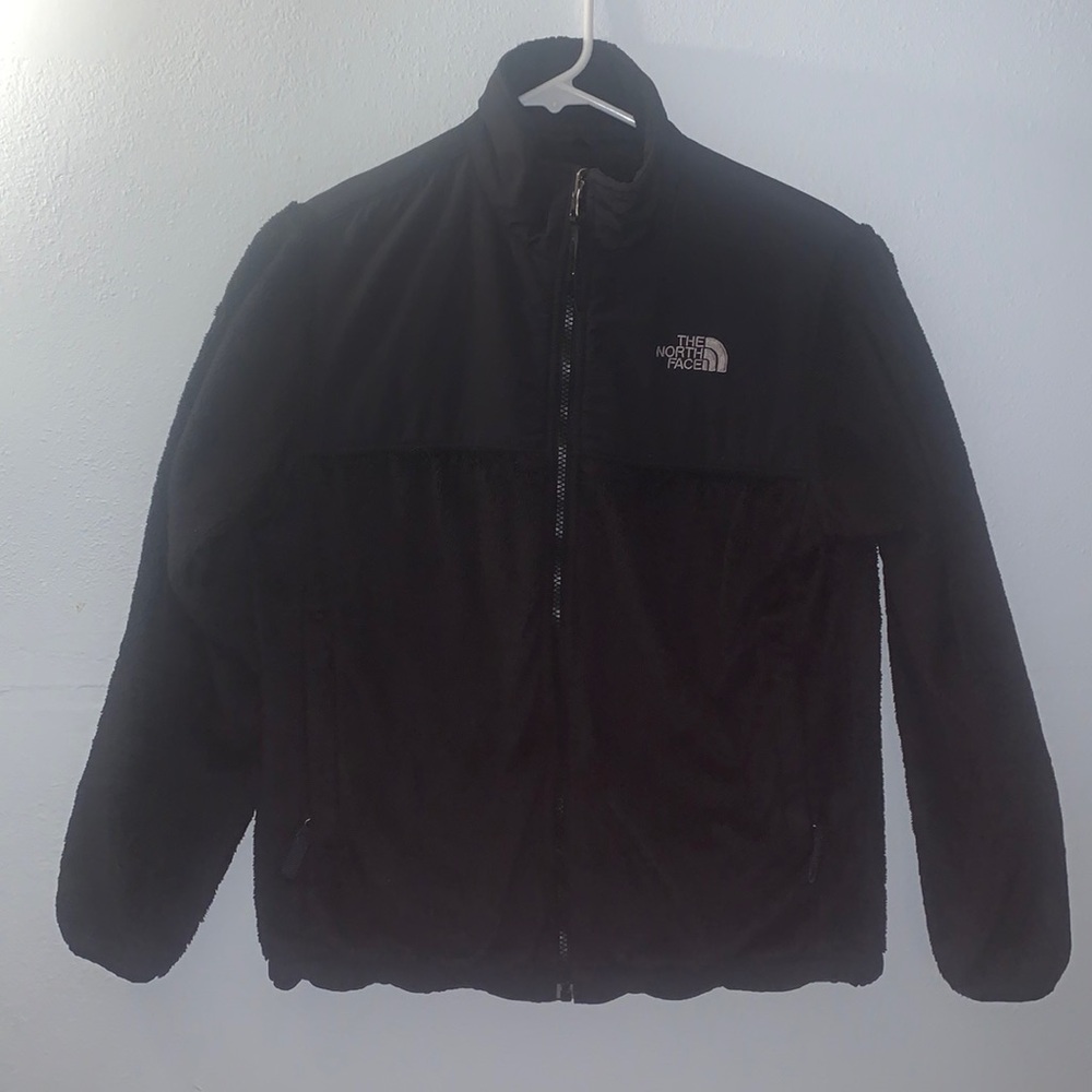 North Face Girls Black Jacket Size Large Some pilling